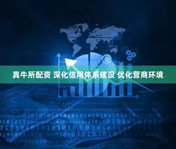 真牛所配资 深化信用体系建设 优化营商环境