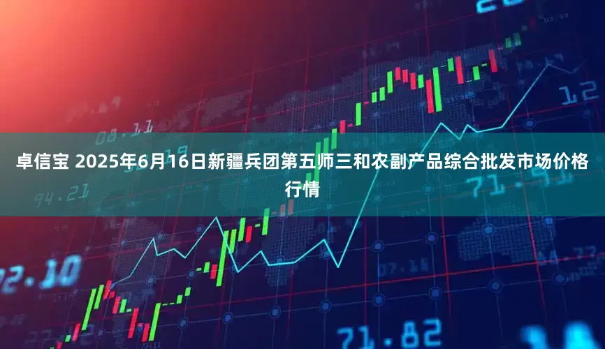 卓信宝 2025年6月16日新疆兵团第五师三和农副产品综合批发市场价格行情